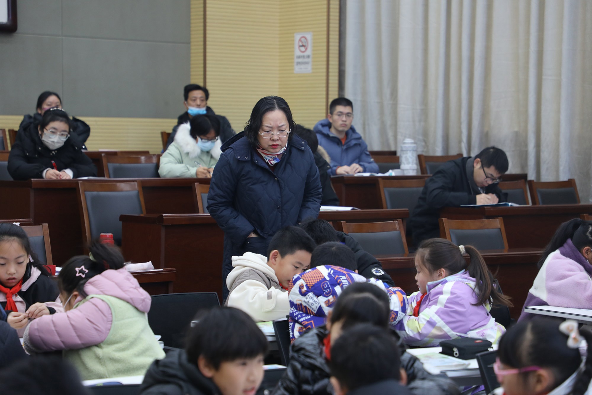 1226数学名师刘晓萍来校指导